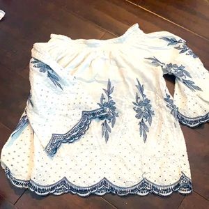 Off the shoulder blouse